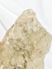 Glass Apophyllite Cluster with Druzy 3kg