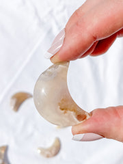 Flower Agate New Moon | X Small