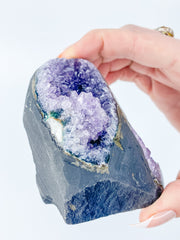 Amethyst Cut Base Cluster 491g