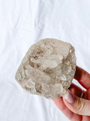 Smoky Himalayan Quartz Cluster with Inclusions 175g