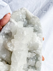 Chalcedony with Apophyllite CutBase Cluster 2.4kg