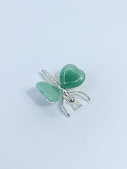 Green Aventurine Dragonfly Carving