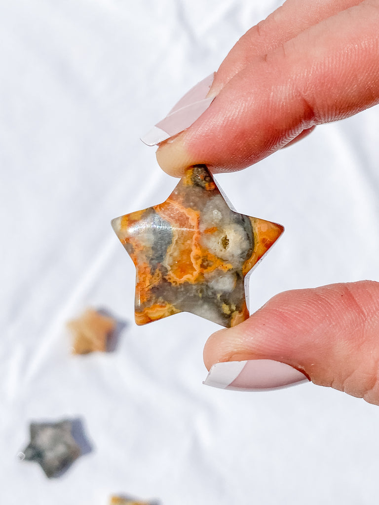 Crazy Lace Agate Star | X Small