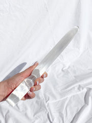Selenite Ceremonial Dagger | X Large
