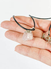 Vitality Pendant Natural Rose Quartz