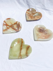 Green Onyx Heart Bowl | X Large