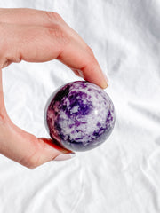 Lepidolite Sphere | Large