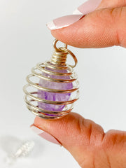 Silver Spiral Pendant