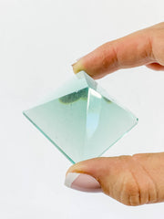 Green Obsidian Pyramid | Medium