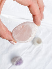Calming Seer Trio Medium: Amethyst + Rose Quartz + Clear Quartz