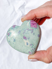 Ruby Fuchsite Heart | Large