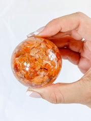 Orgonite Carnelian Sphere | X Large