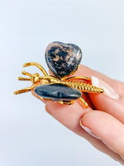 Rhodonite Dragonfly Carving