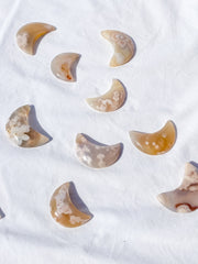 Flower Agate New Moon | X Small