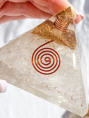 Orgonite Pyramid Selenite