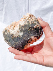 Pink Heulandite Cluster 600g