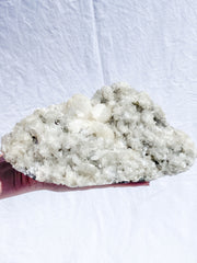 White Heulandite and Stilbite Cluster 1.2kg