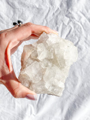 Glass Apophyllite Cluster 385g