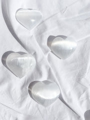 Selenite Heart | Medium