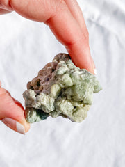Green Heulandite Cluster 44g