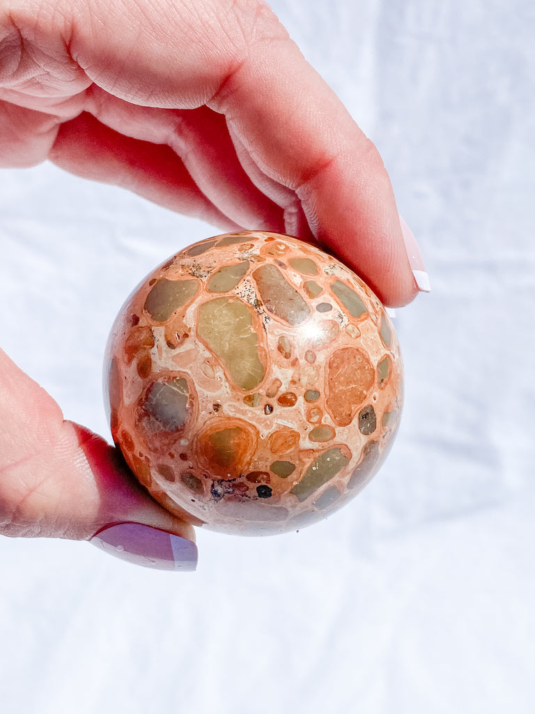 Leopardite Sphere | Large