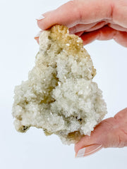White Heulandite Cluster 75g