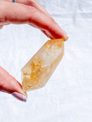Citrine Polished Double Terminator Wand 65g
