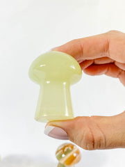 Green Onyx Mushrooms Carving