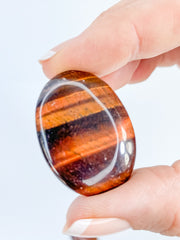 Red Tiger Eye Worry Stone