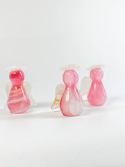 Onyx Pink Angel Carving