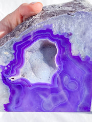 Died Agate Natural Bookend 3.9kg