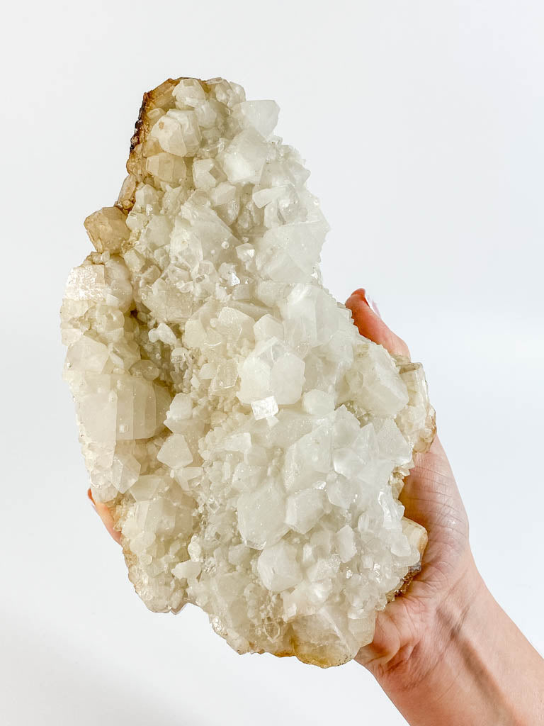 Apophyllite Cluster with Druzy Inclusions 2.2kg
